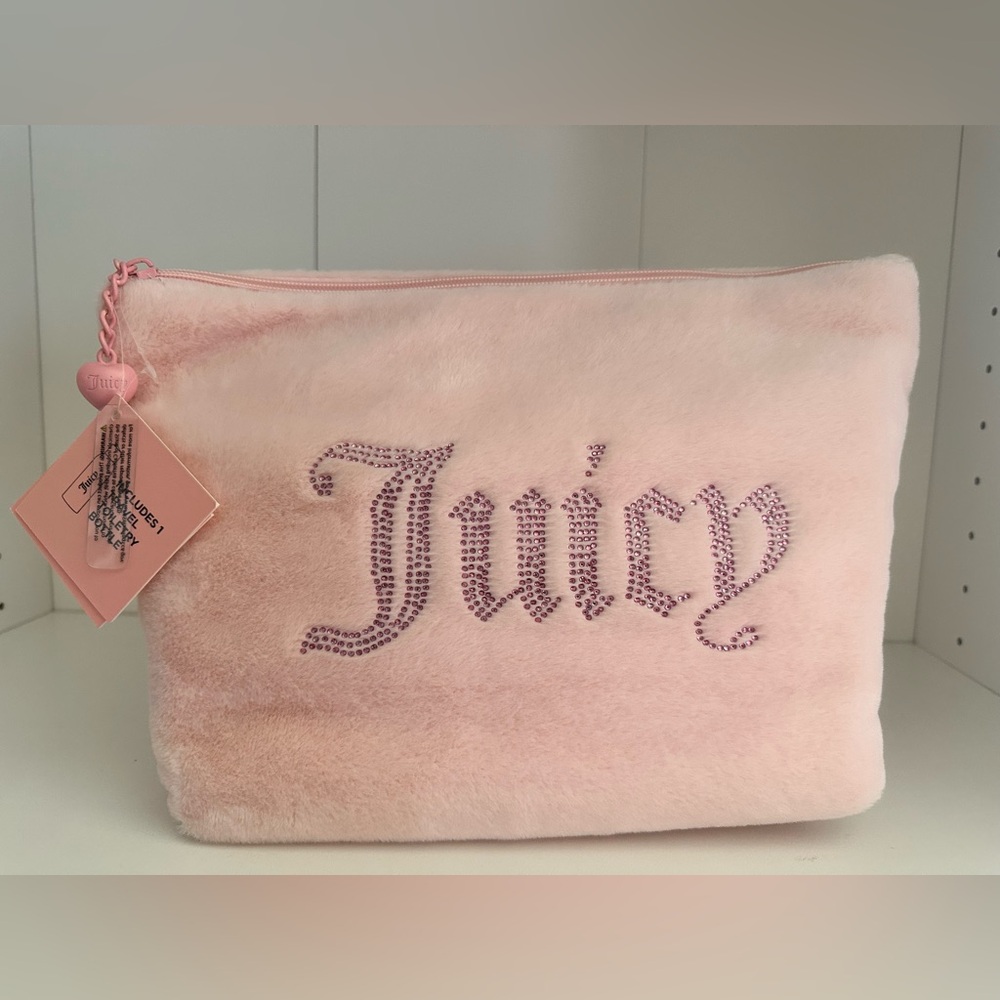 Juicy Couture Cosmetic makeup bag pink